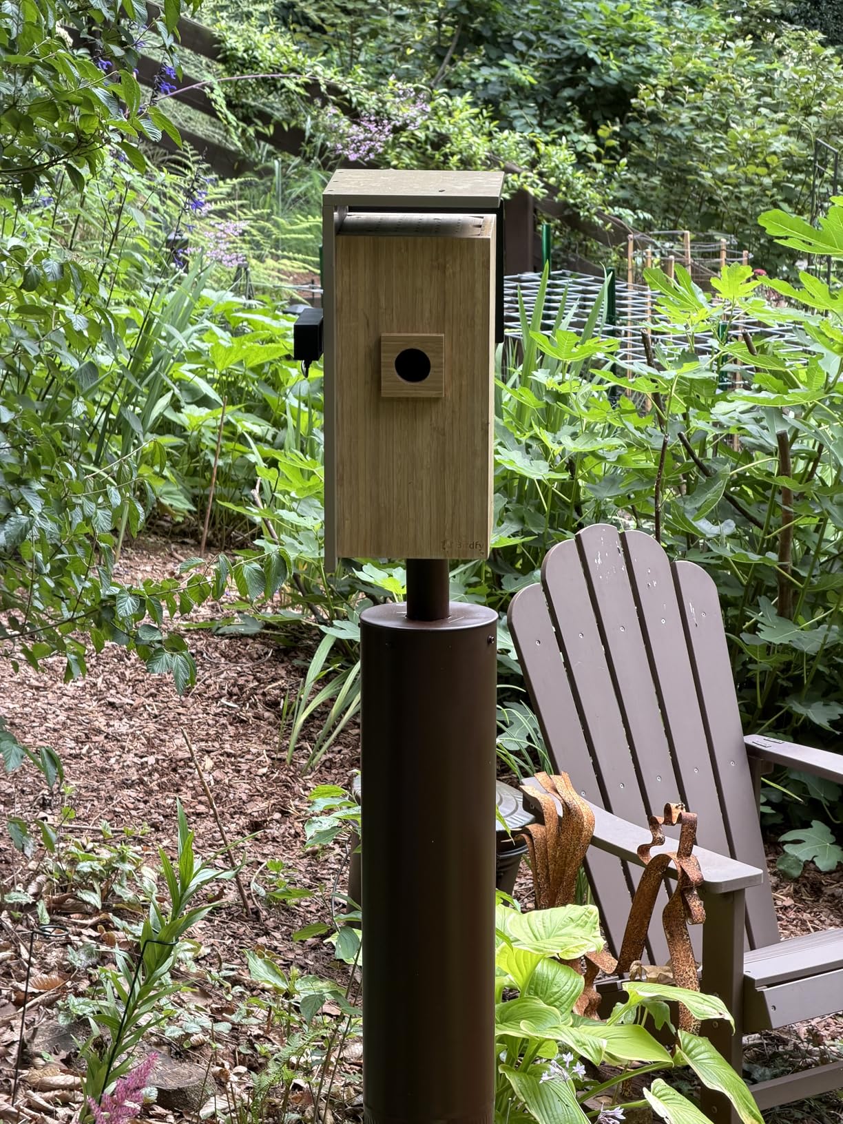 Smart Bird House with Dual 1080P Cameras, Lifetime Free AI Bird ID | Solar Powered, Remote Control, Bamboo Bird Nest for Garden & Bird Lovers, Watch Robin Nesting Story in Realtime, DIY Gift customer photo 1