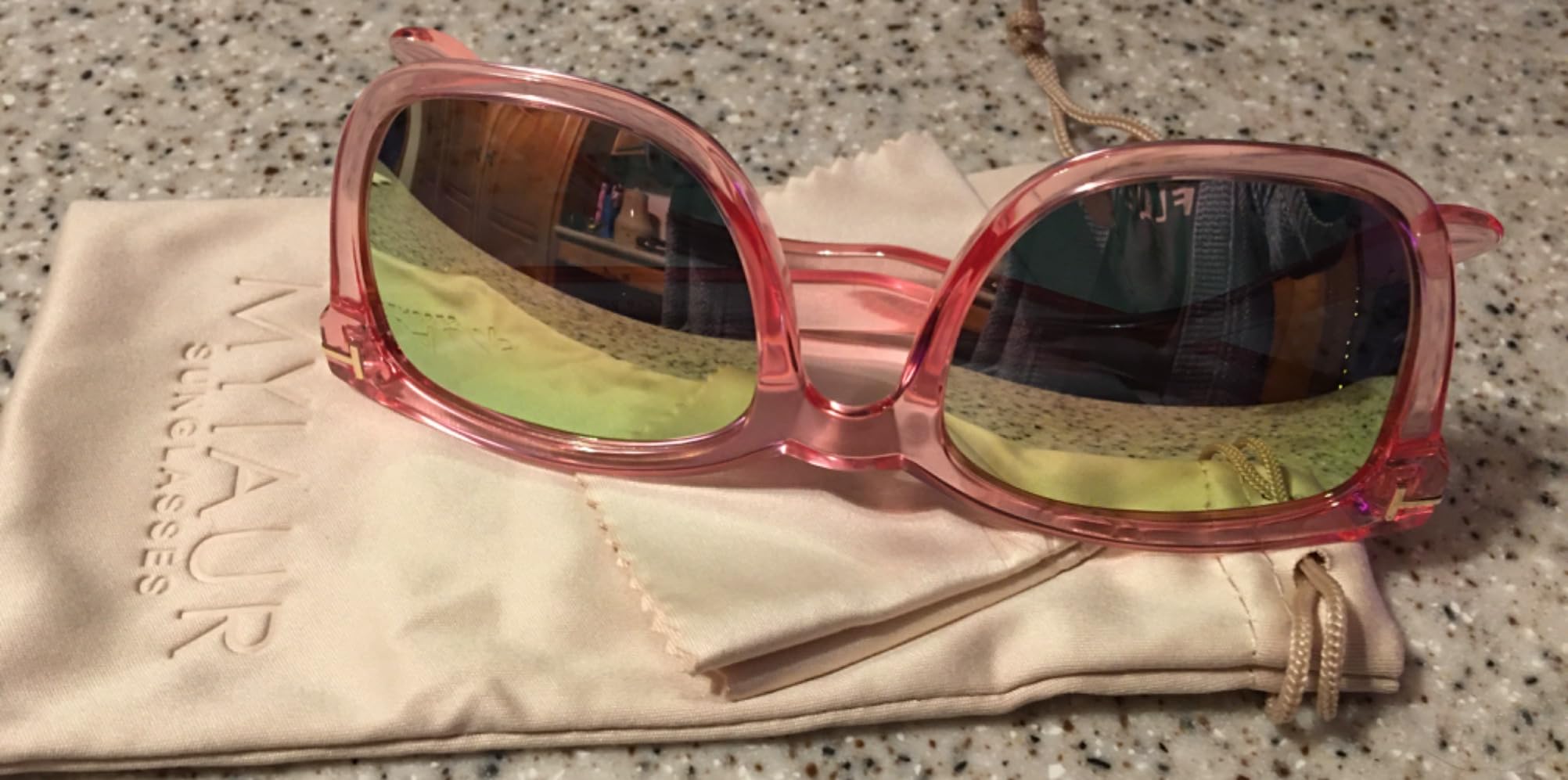 Polarized Night Vision Glasses for Women, Anti-Glare Yellow Lens customer photo 2