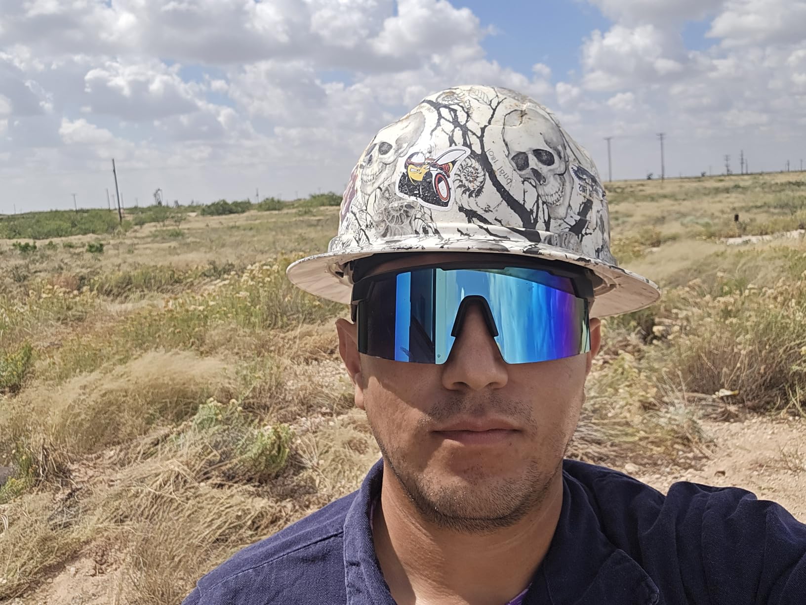 WISTON XL Z87 Sunglasses for Big Wide Heads Men Women, TR90 Ultralight UV400 Protection Sun Glasses Z8224 customer photo 2