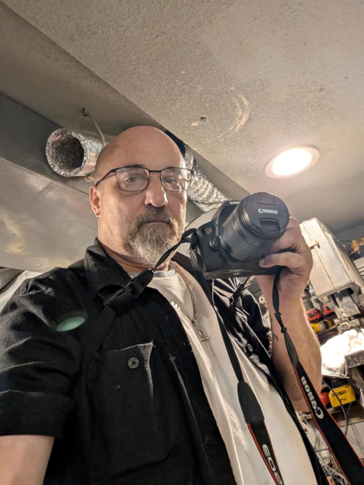 HUNTPAL Binocular Harness Strap, X-shaped Adjustable Bino Chest Strap with Quick Release Connectors customer photo 1