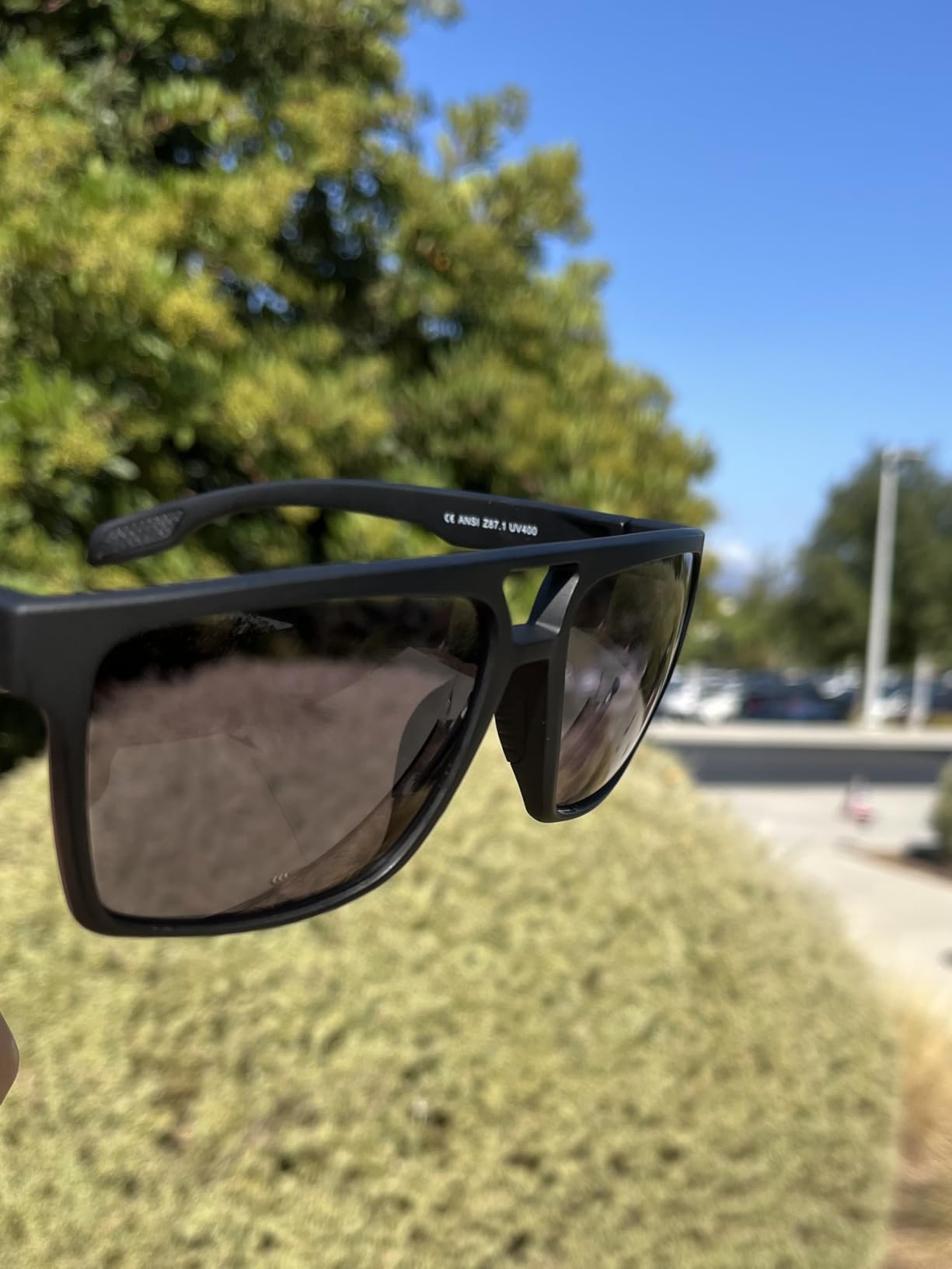 Photochromic Sunglasses for Men & Women, ANSI Z87.1, Clear-to-Grey UV400 Transition for Work Safety and Outdoor Sports customer photo 1