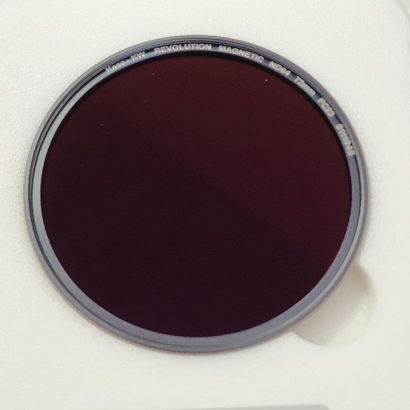 Kase KW Revolution Plus Magnetic Shockproof ND64 6 Stop Neutral Density Filter, Low Reflection Optical Glass (112mm) customer photo 1