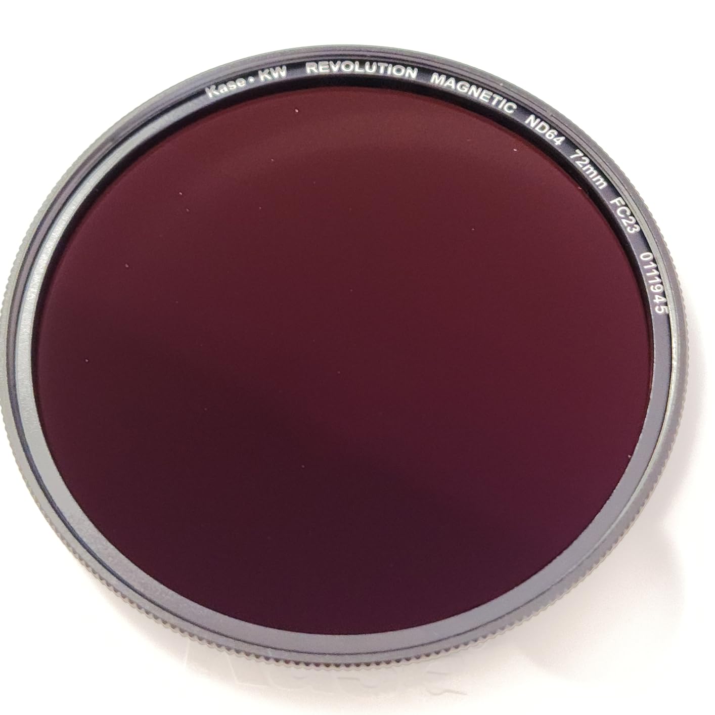 Kase KW Revolution Plus Magnetic Shockproof ND64 6 Stop Neutral Density Filter, Low Reflection Optical Glass (112mm) customer photo 2