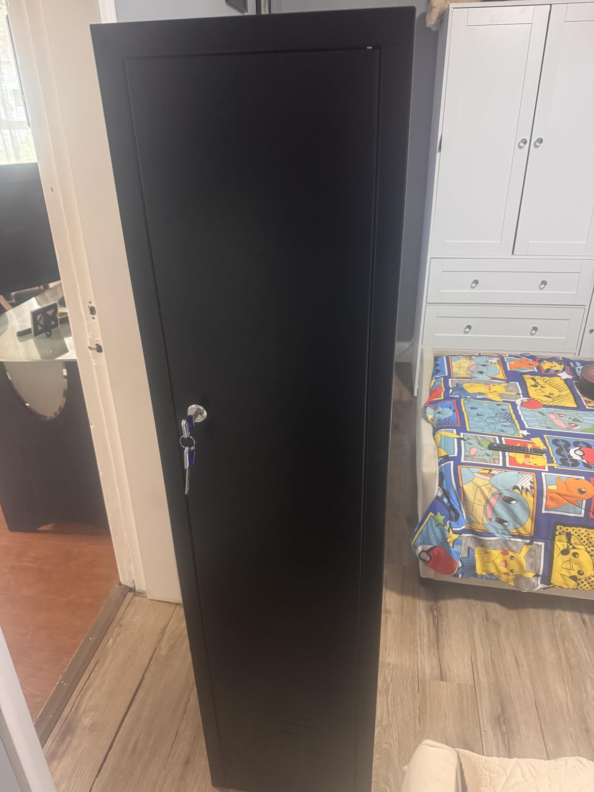 KAER 18-20 Gun Safe Gun Cabinet Large Gun Safes for Rifles and Pistols Rifle Safe for Home High Capacity Electronic Gun Cabinets for Rifles and Shotguns with Drawer, Removable Shelf customer photo 2