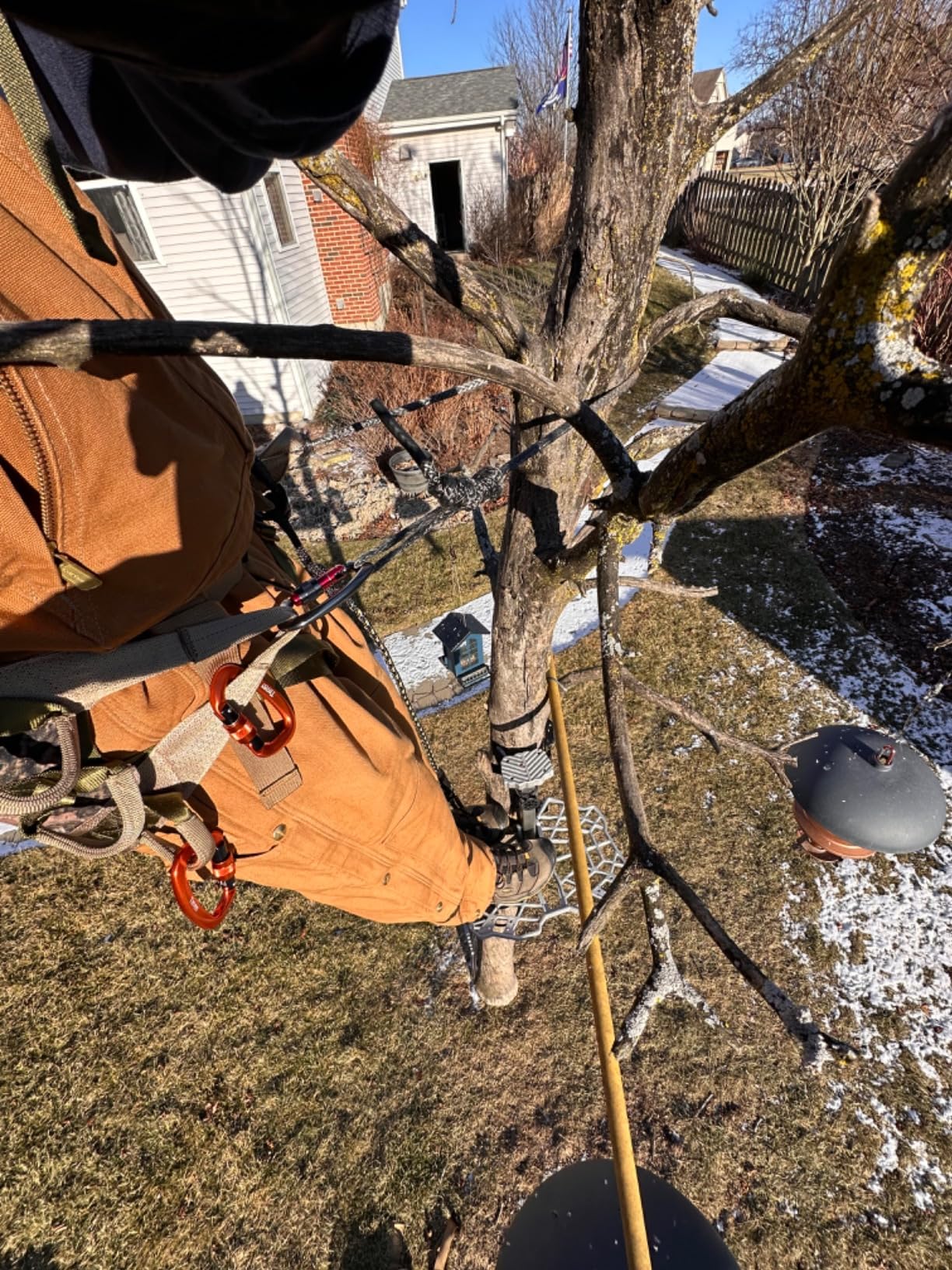 Hunting Saddle, The Gen 3 Hunting Saddle, Comfortable Tree Saddle Hunting System, Includes Bridge, Expandable Saddle, 2 x Tree Saddle Dump Pouch and Saddle Harness customer photo 2