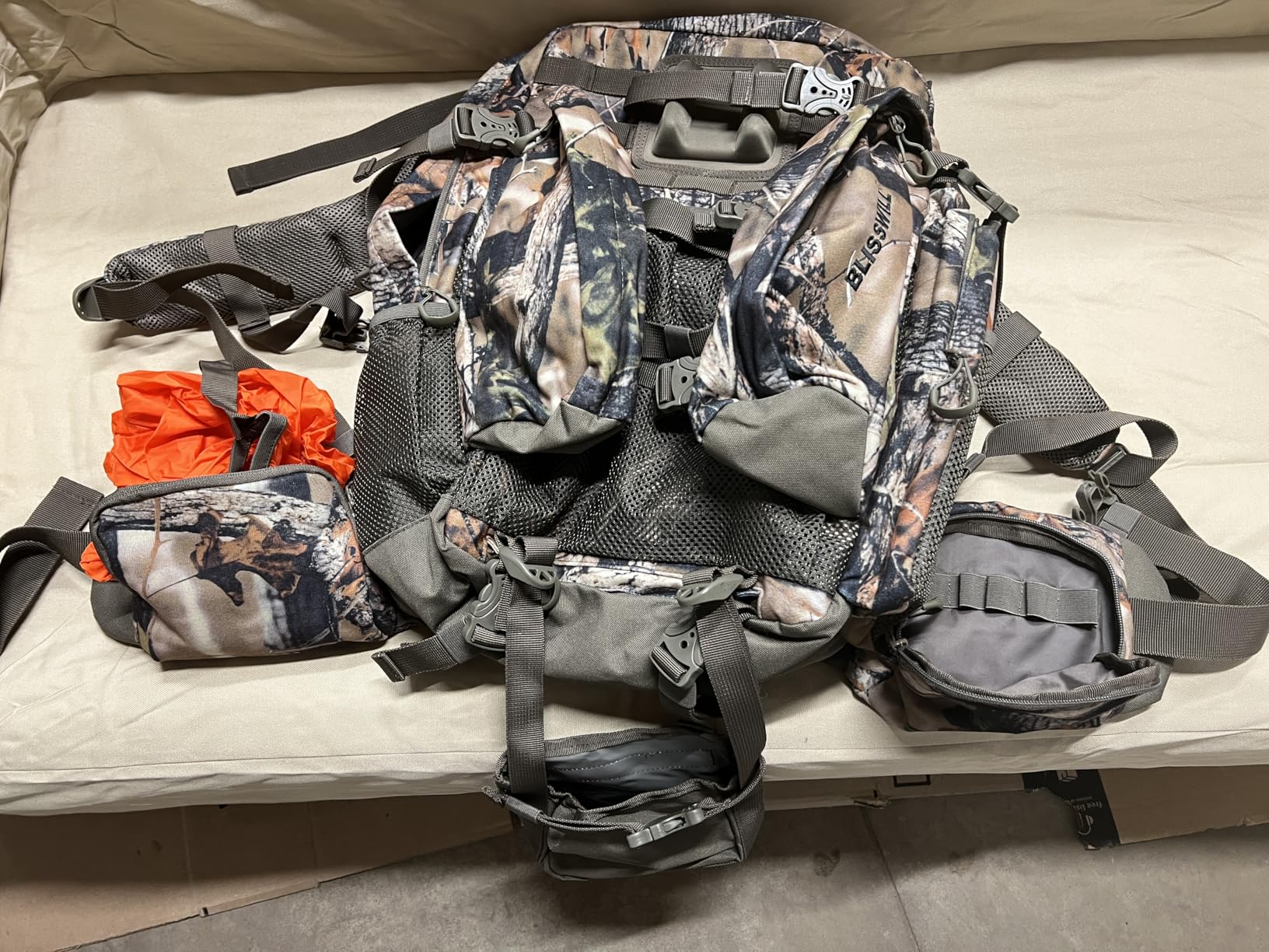 BLISSWILL Upgraded Hunting Backpack For men for Deer and Elk Hunting bag | Shooting Rest, Silent Fabric, Padded Weapon Compartment for Bow Rifle, Rain Cover, Waterproof, Versatile and roomy customer photo 1