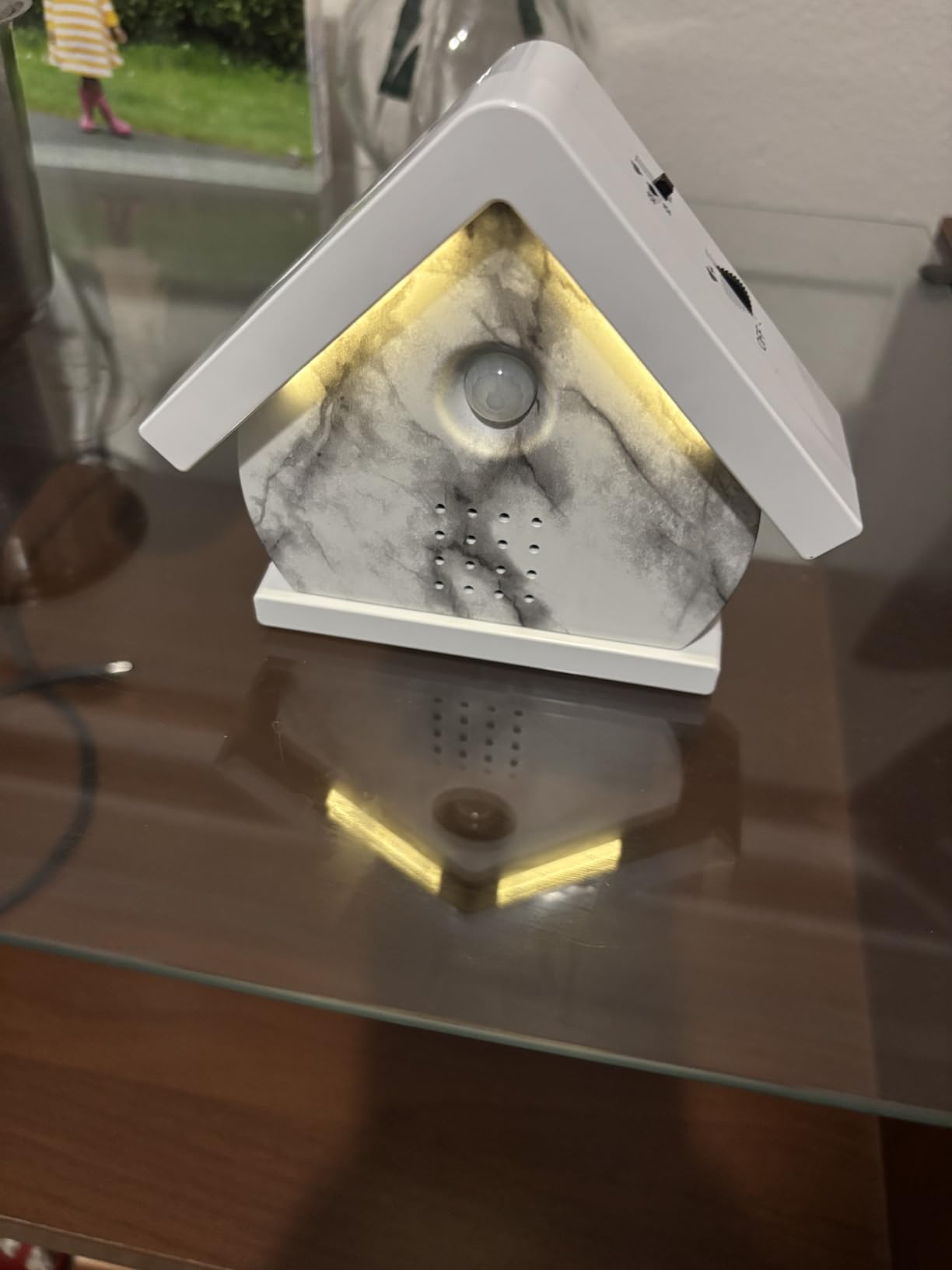 3 in 1 Singing Bird Box, Nature Sound Box with Motion Sensor, LED Lights, Timer, 12 Soothing Songs customer photo 2