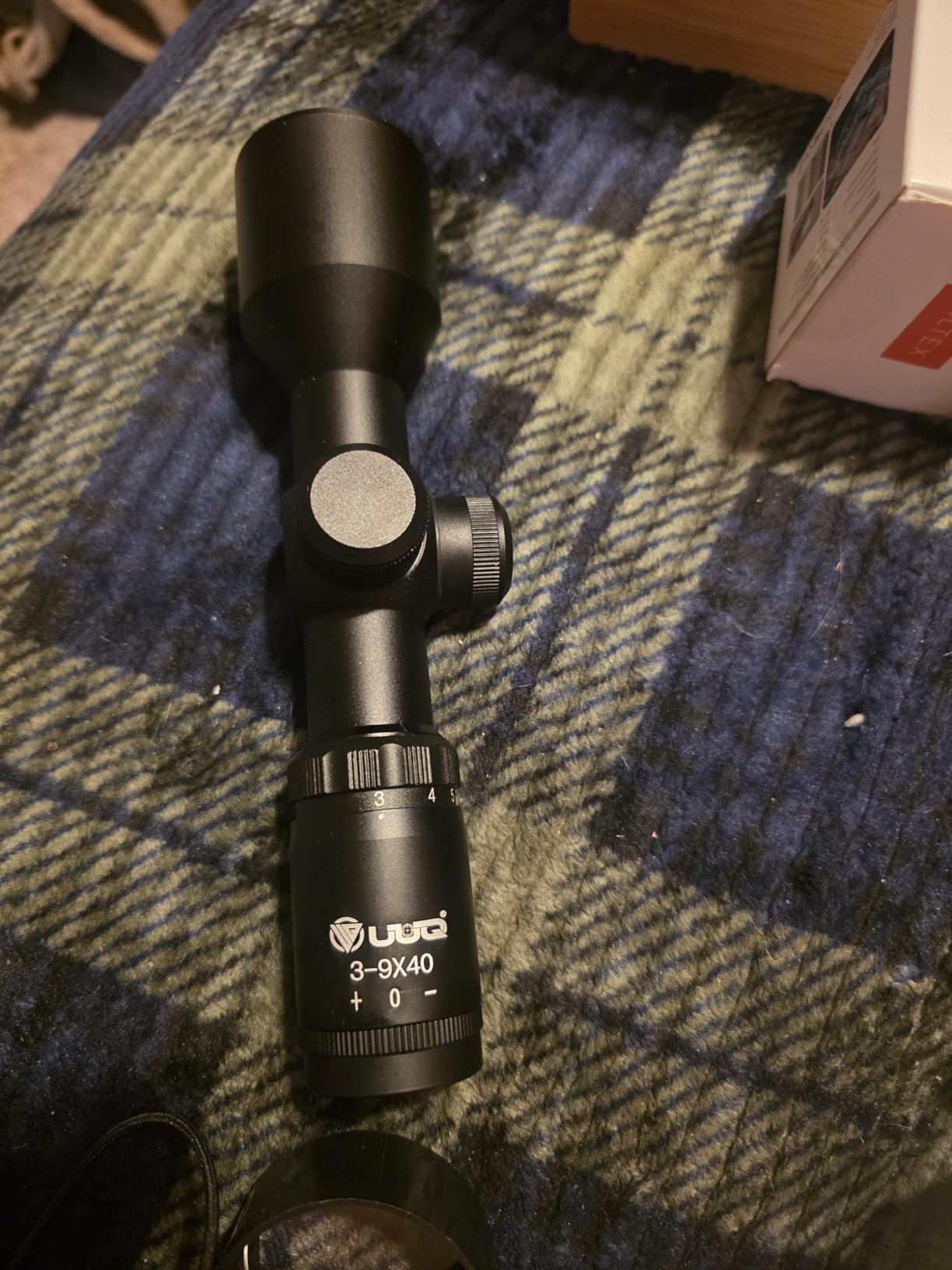 UUQ 3-9x40 Compact Rifle Scope - Crosshair Reticle, Extended Eye Relief, Lightweight Aluminum Scope for Hunting, Clear Lens & Quick Focus | Free Mount Included Fits 20mm Picatinny/Weaver Rail customer photo 1