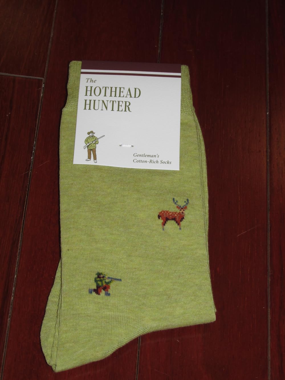 The Hothead Hunter Socks - Funny Hunting Men's Socks - Hunter Gifts for Men customer photo 2