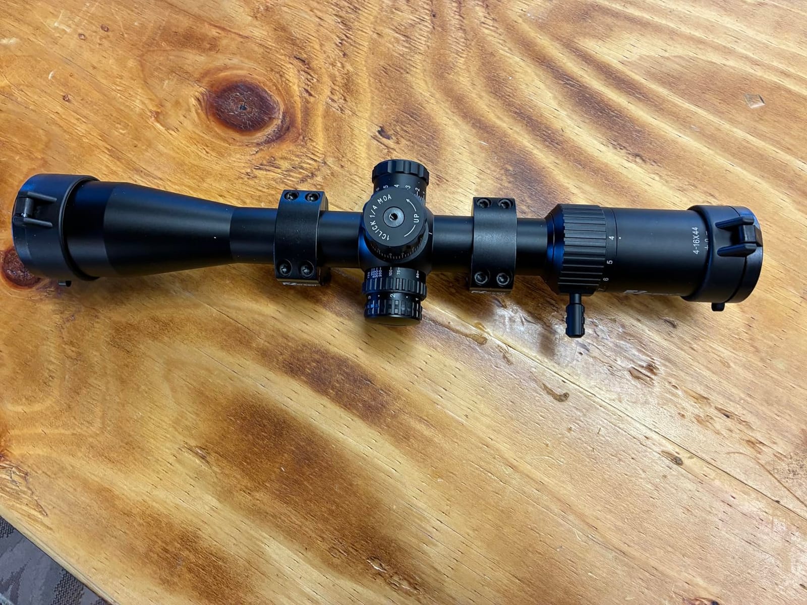 EZshoot 4-16x44 SFP Rifle Scope with Locking Turrets, Side Parallax Adjustment, BDC Reticle and 6 Levels Red Illumination - 30mm Tube Long Range Hunting Scope for 20mm Picatinny Rail customer photo 2