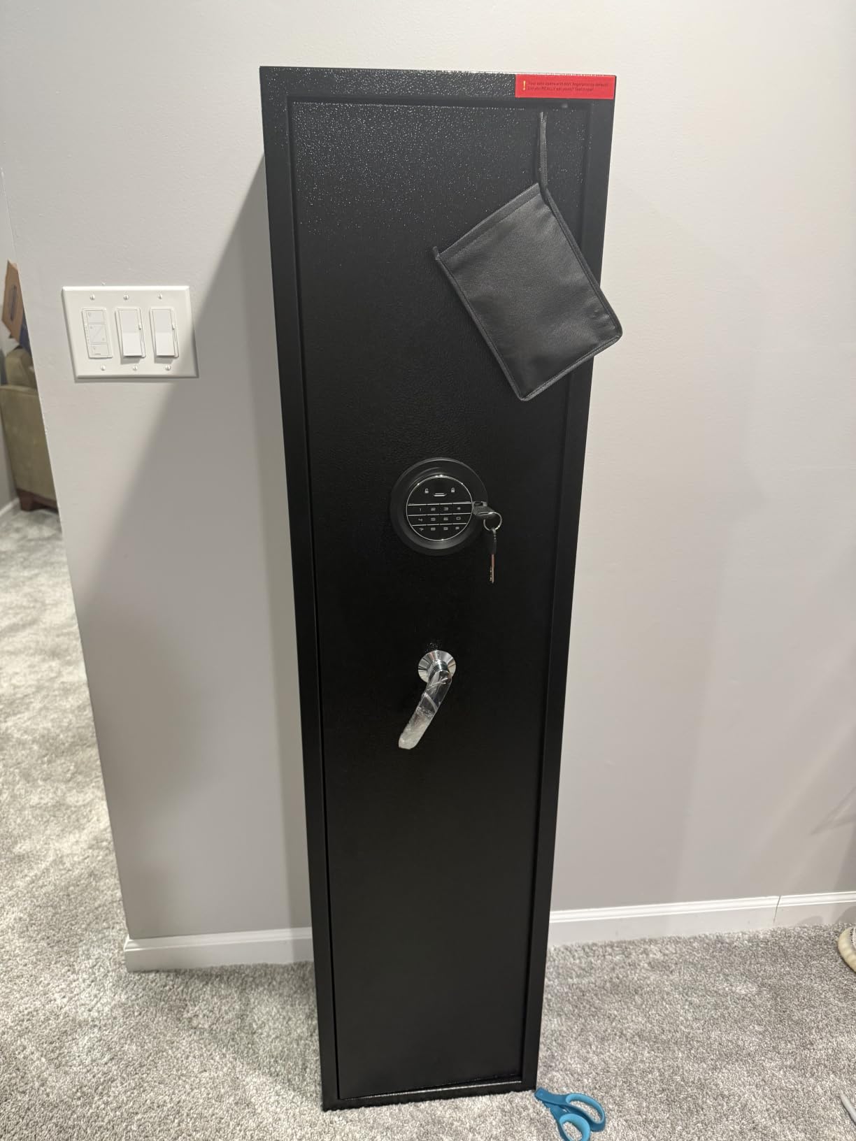 Marcree 5-8 Biometric Gun Safe, Fingerprint Gun Safe for Rifles and Pistols, Long Gun Cabinets for Rifles and Shotguns with Dual Alarm System customer photo 1