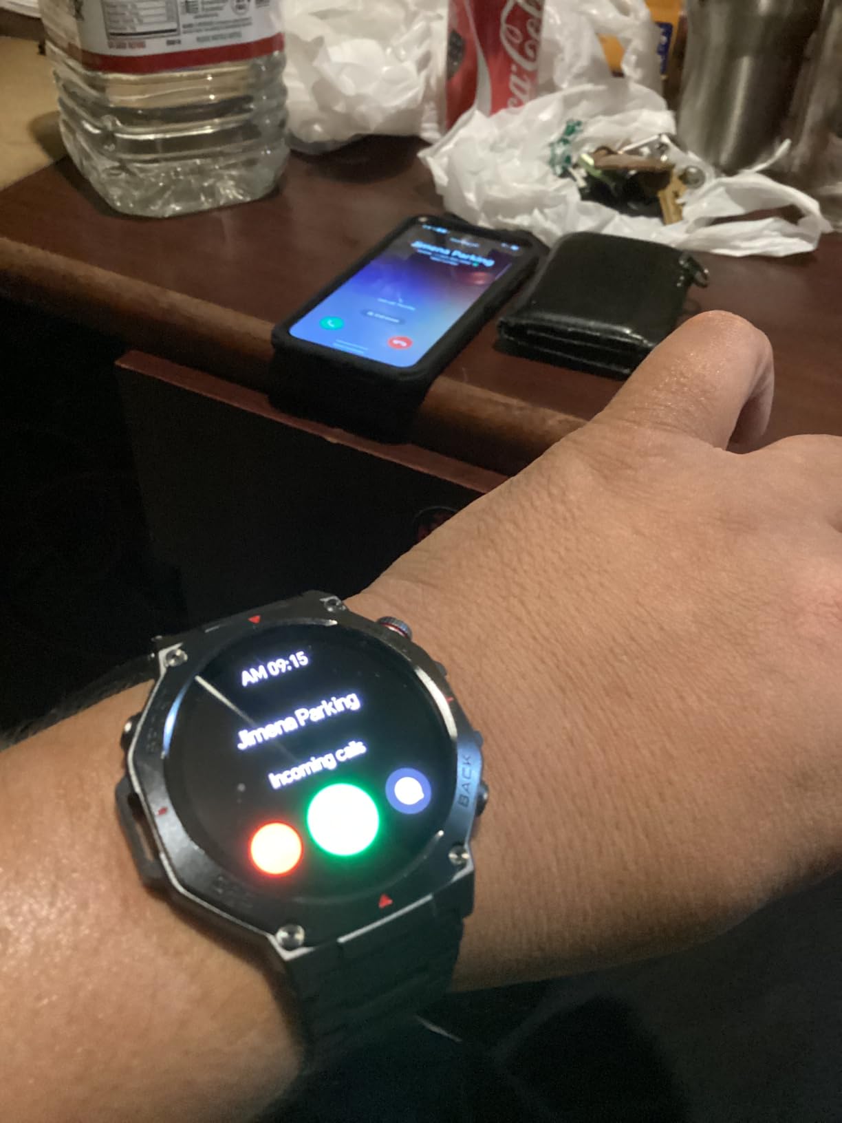 Military Smart Watch for Men Built-in GPS with LED Flashlight Compass, 1.43