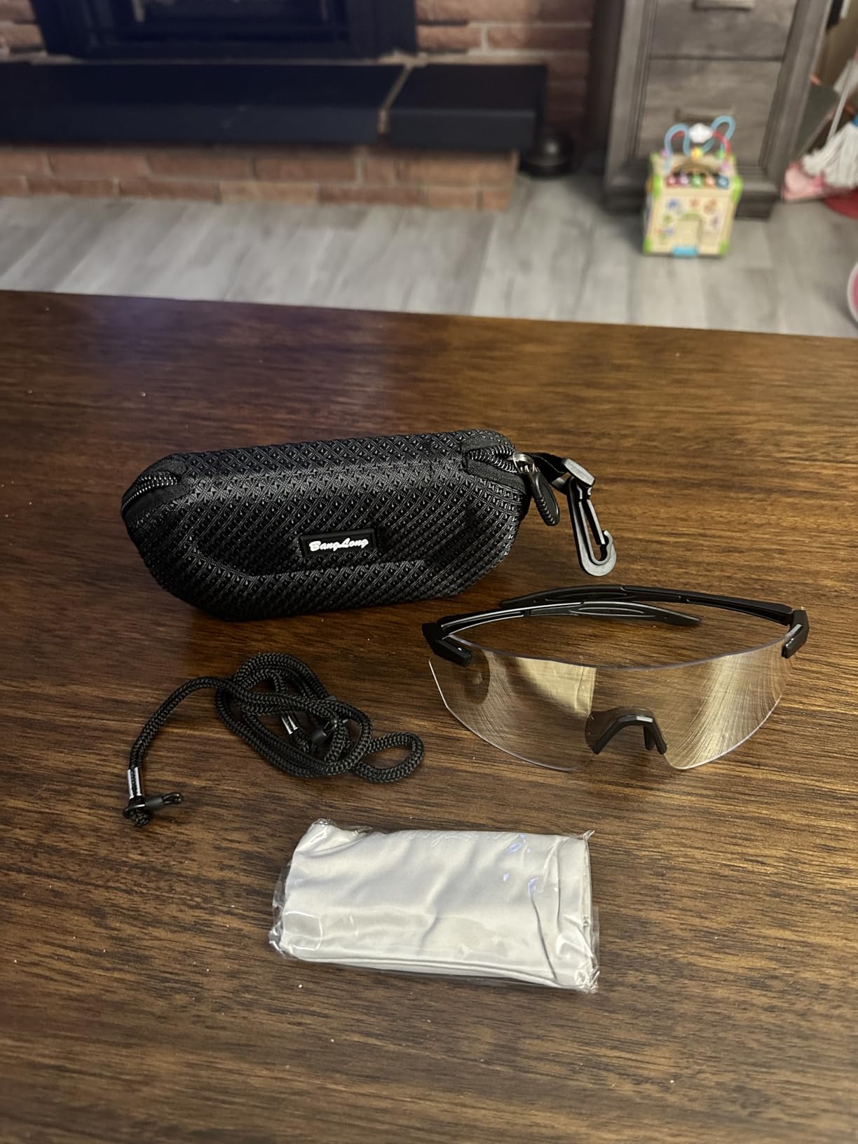 BangLong Photochromic Sports Sunglasses for Men Women, Clear Glasses | UV400 Protection for Running Cycling Fishing Hiking Travel TR90 customer photo 1