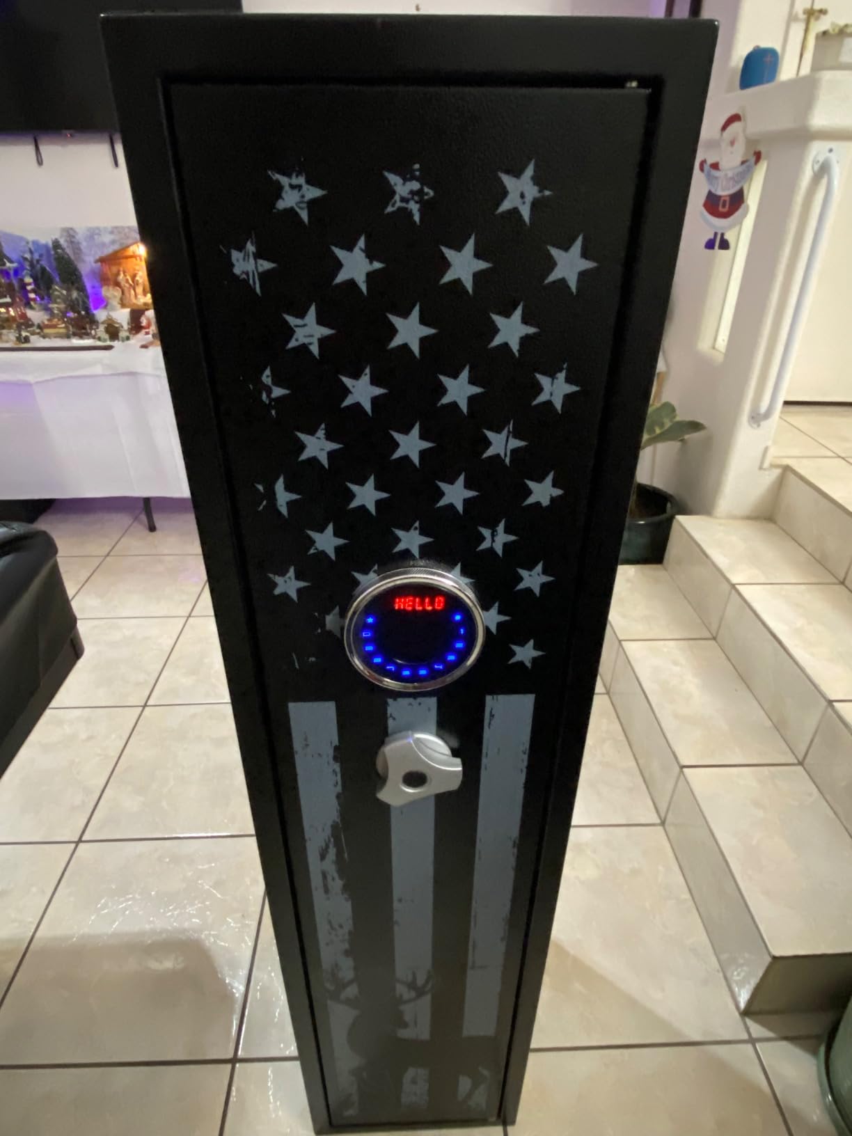 KAER 25 Gun Safe Biometric - Assembled Gun Safe for Rifles and Pistols, Long Rifles Safe Large Gun Cabinet with Digital Keypad customer photo 2