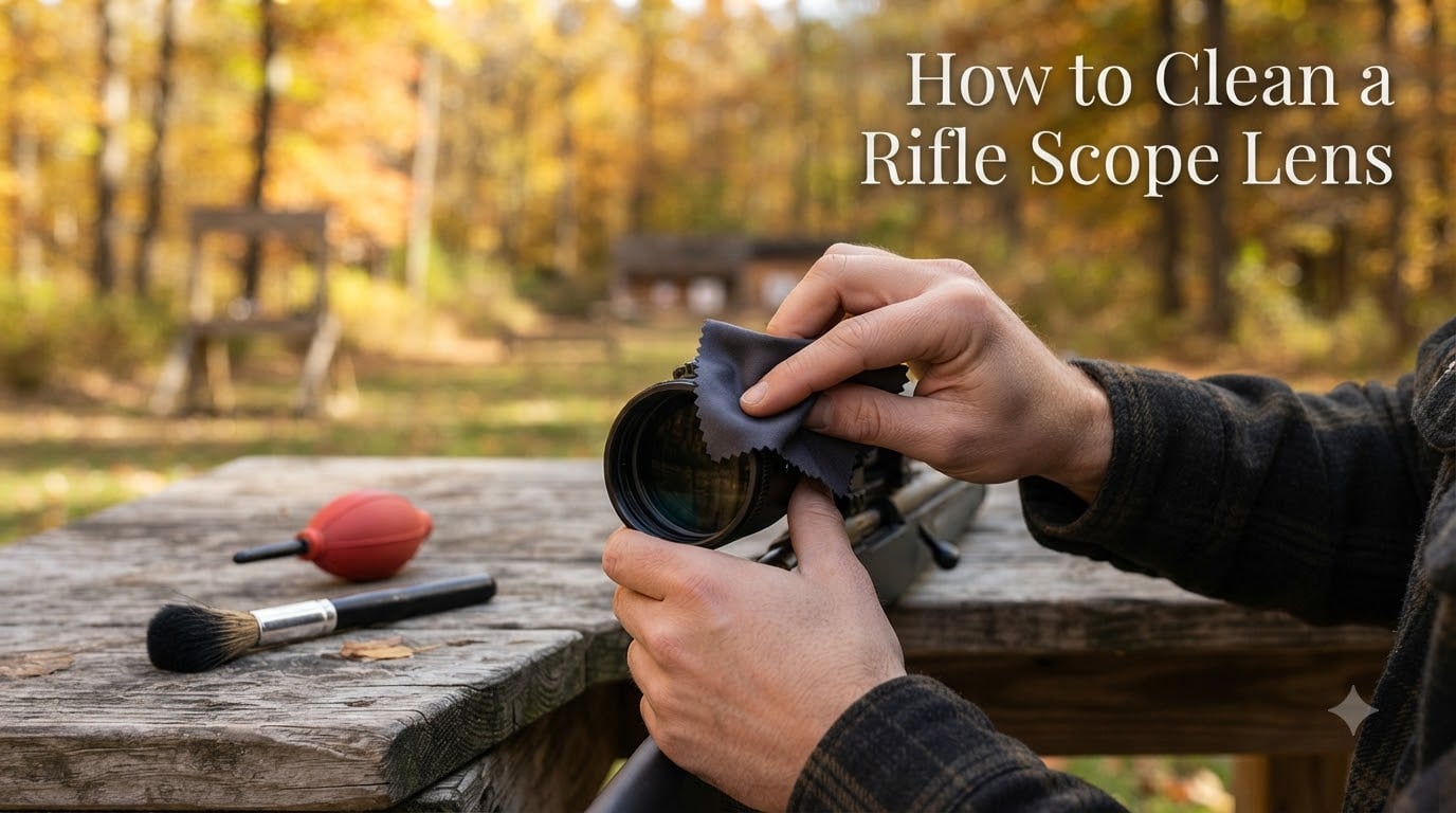 How to Clean a Rifle Scope Lens