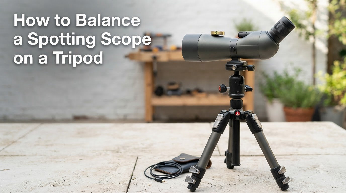How to Balance a Spotting Scope on a Tripod