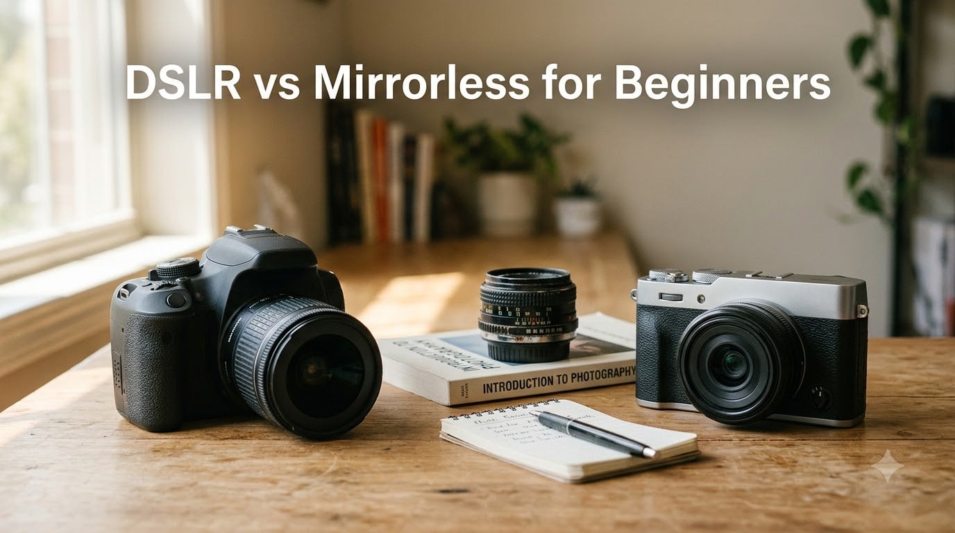 DSLR vs Mirrorless for Beginners