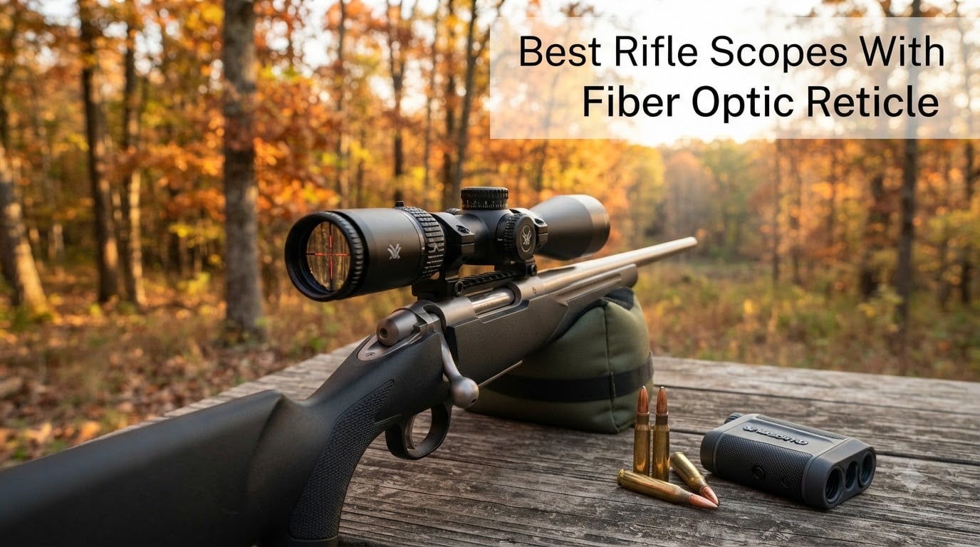 Best Rifle Scopes With Fiber Optic Reticle