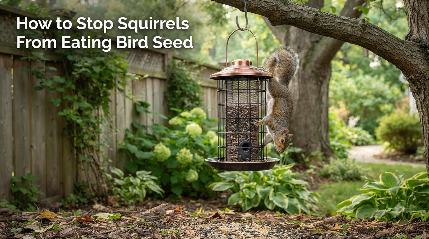 How to Stop Squirrels From Eating Bird Seed