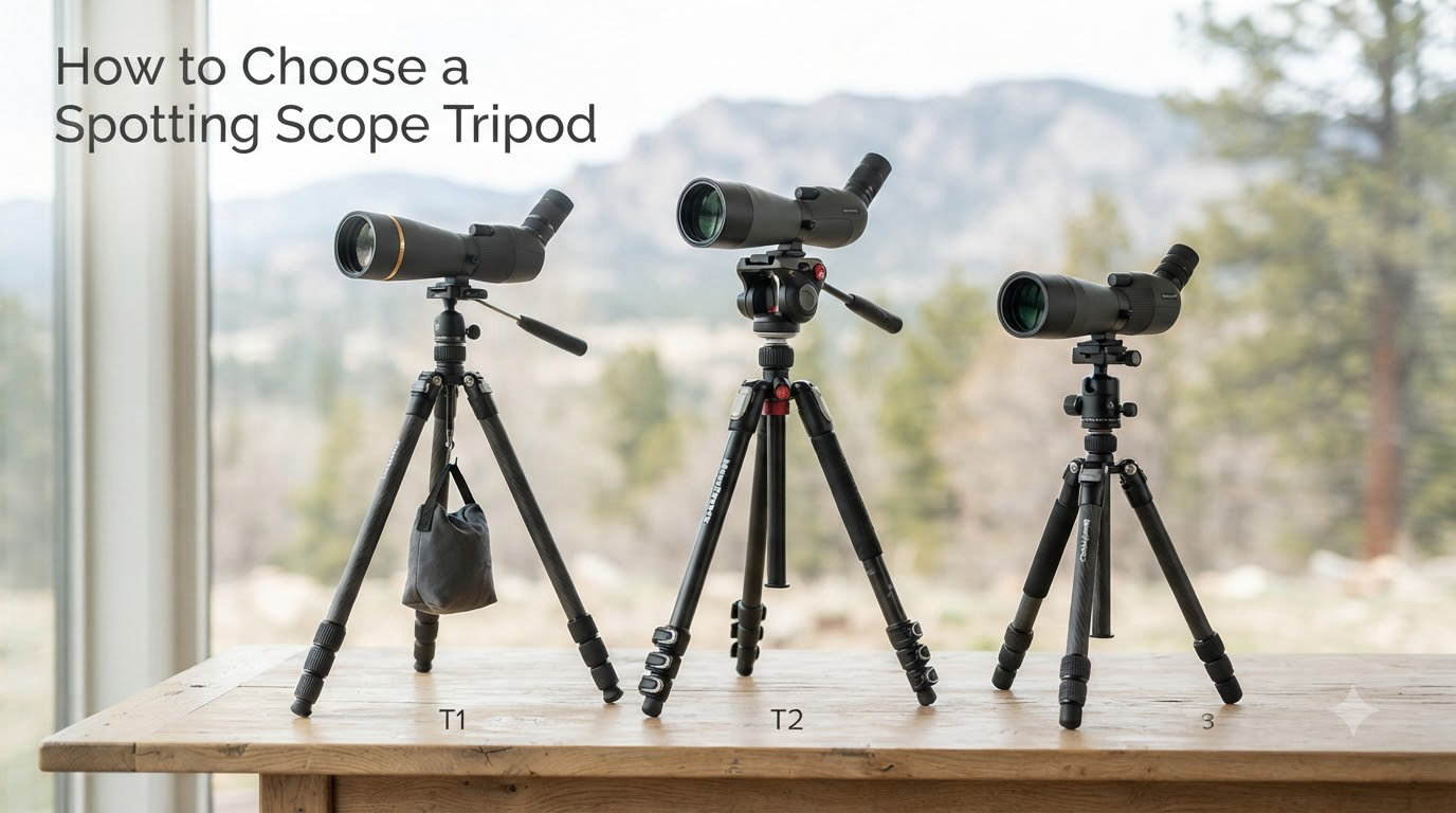 How to Choose a Spotting Scope Tripod