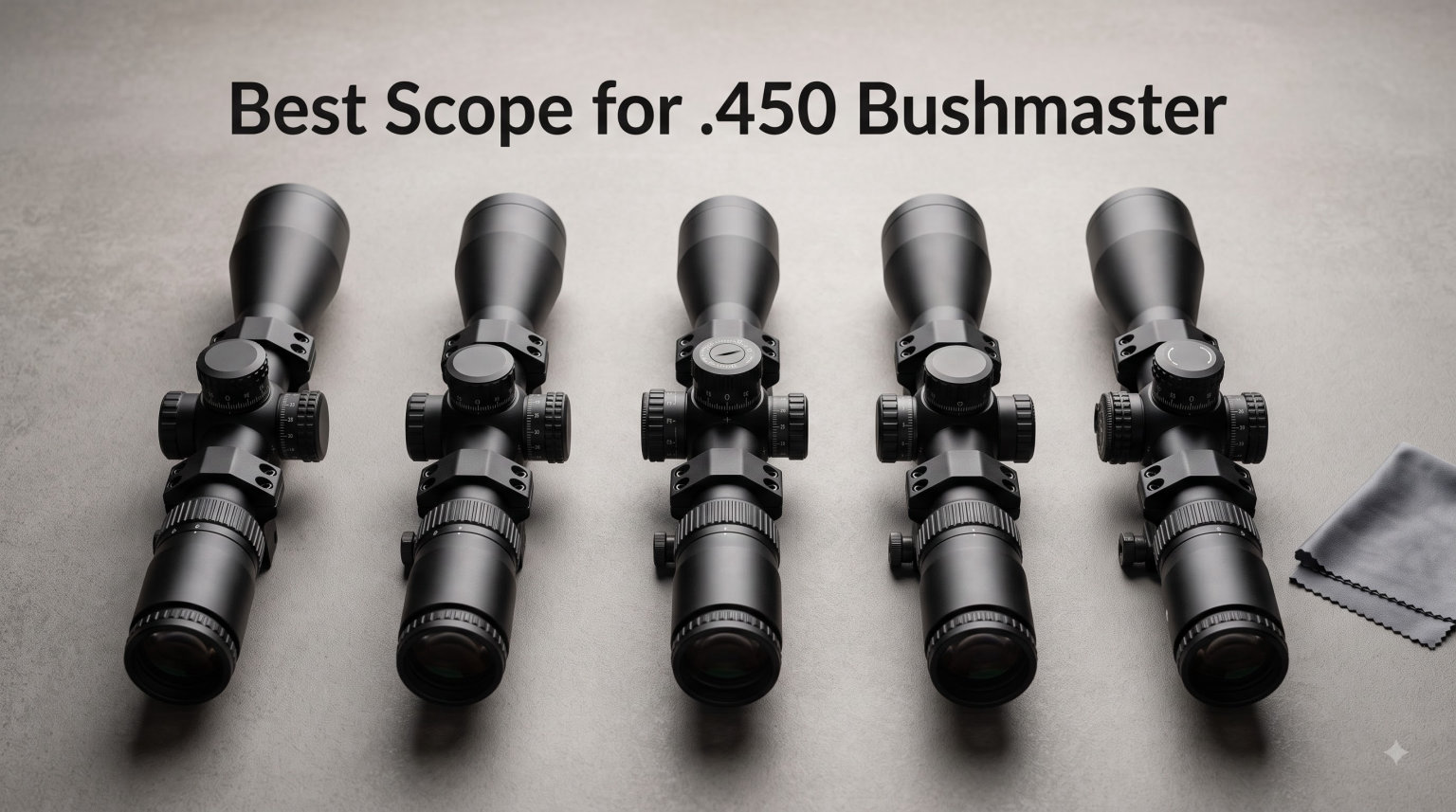 Best Scope for .450 Bushmaster