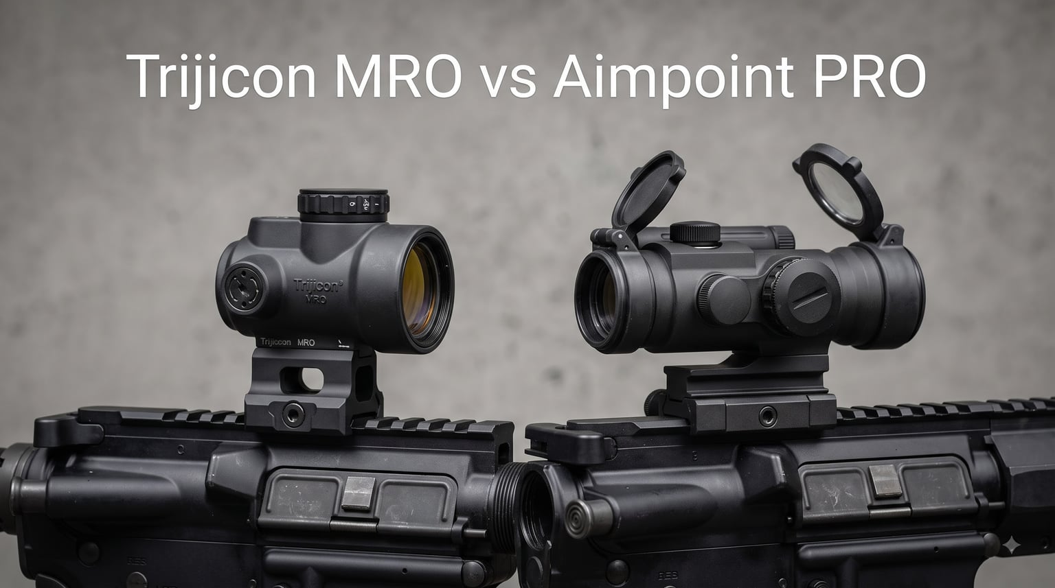 Trijicon MRO vs Aimpoint PRO