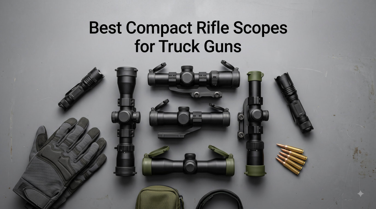 Best Compact Rifle Scopes for Truck Guns