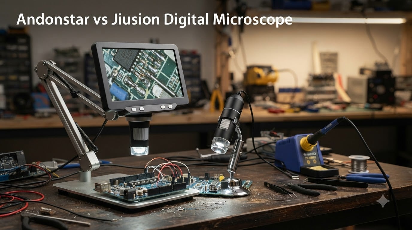 Andonstar vs Jiusion Digital Microscope