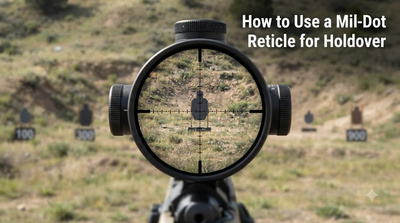 How to Use a Mil-Dot Reticle for Holdover