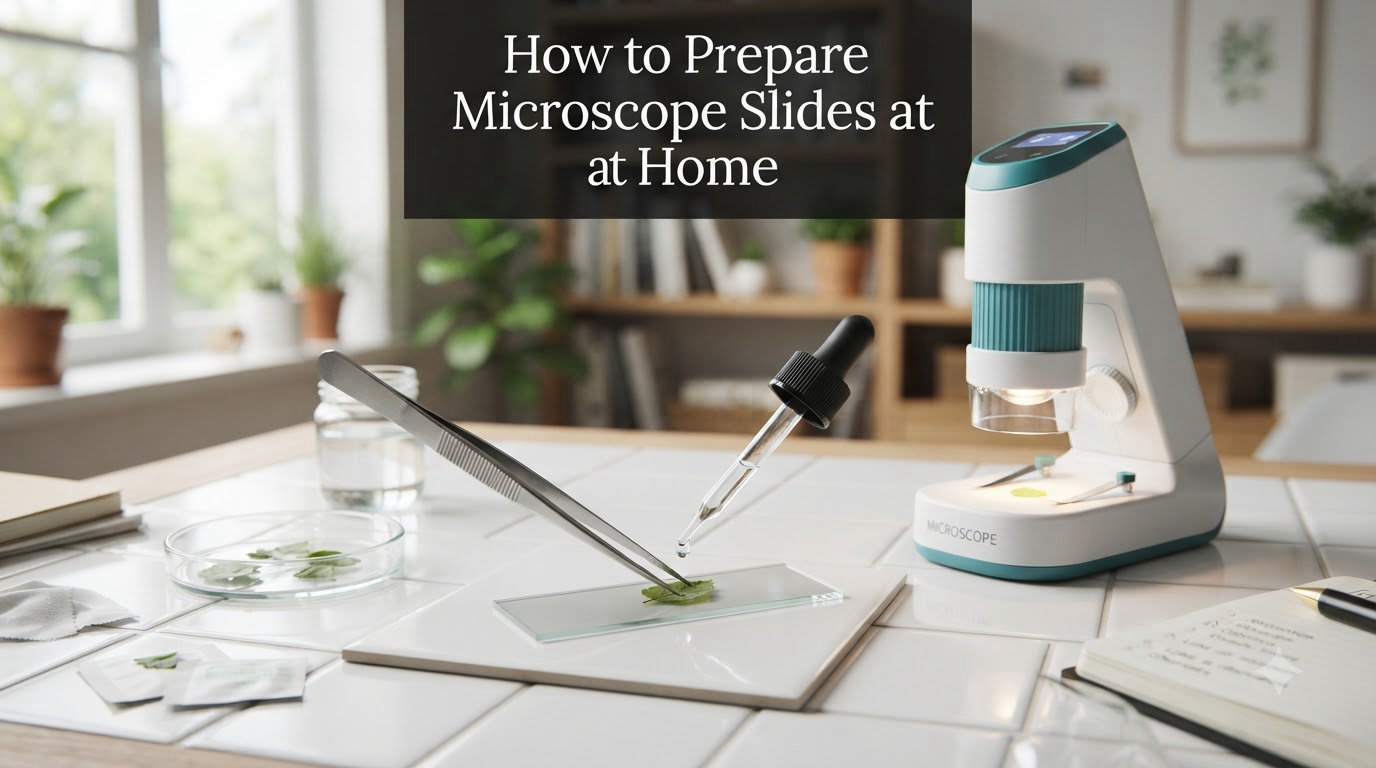 How to Prepare Microscope Slides at Home