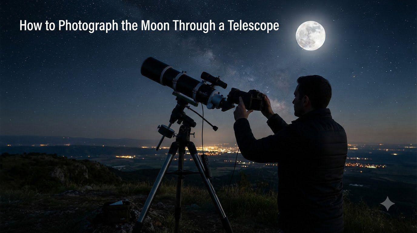 How to Photograph the Moon Through a Telescope