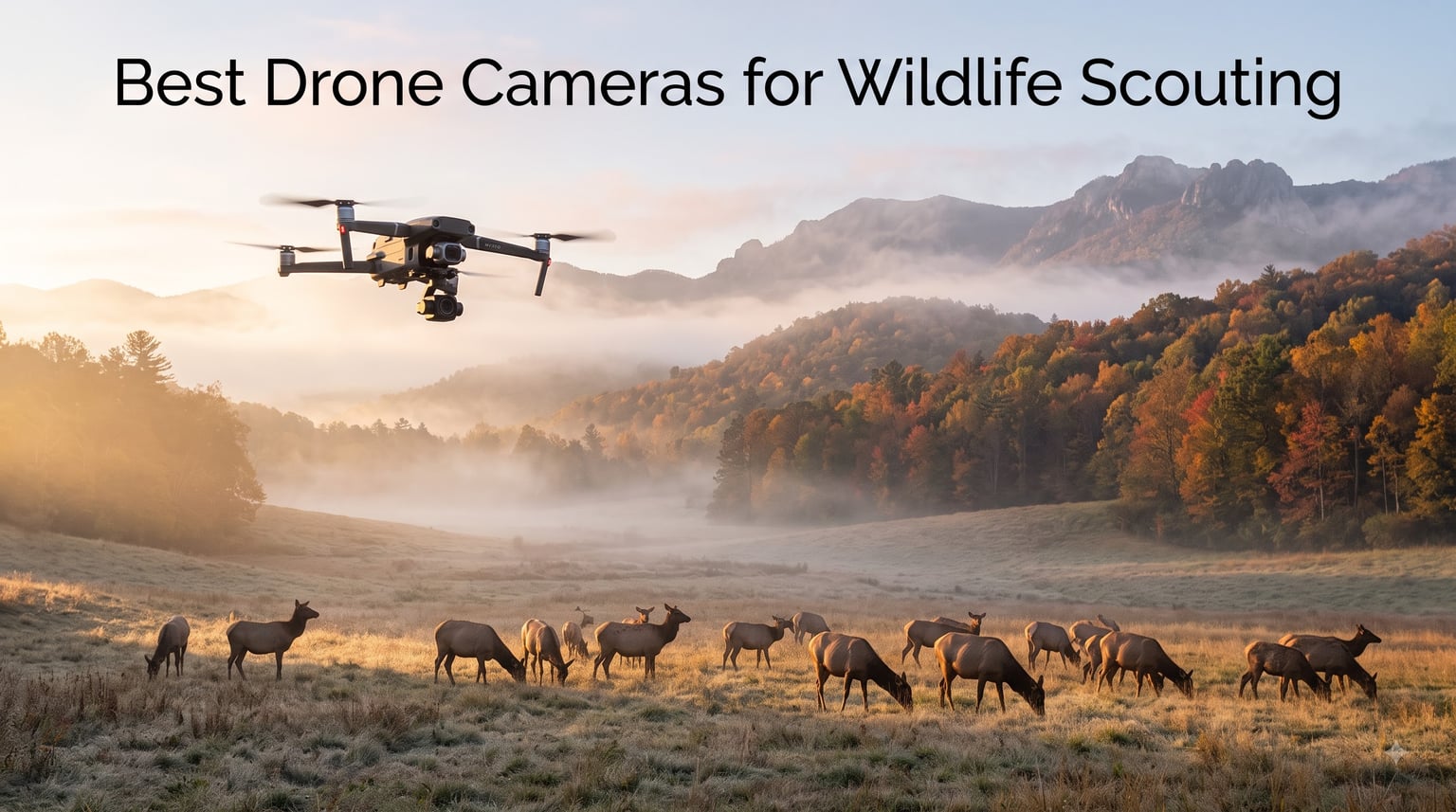 Best Drone Cameras for Wildlife Scouting