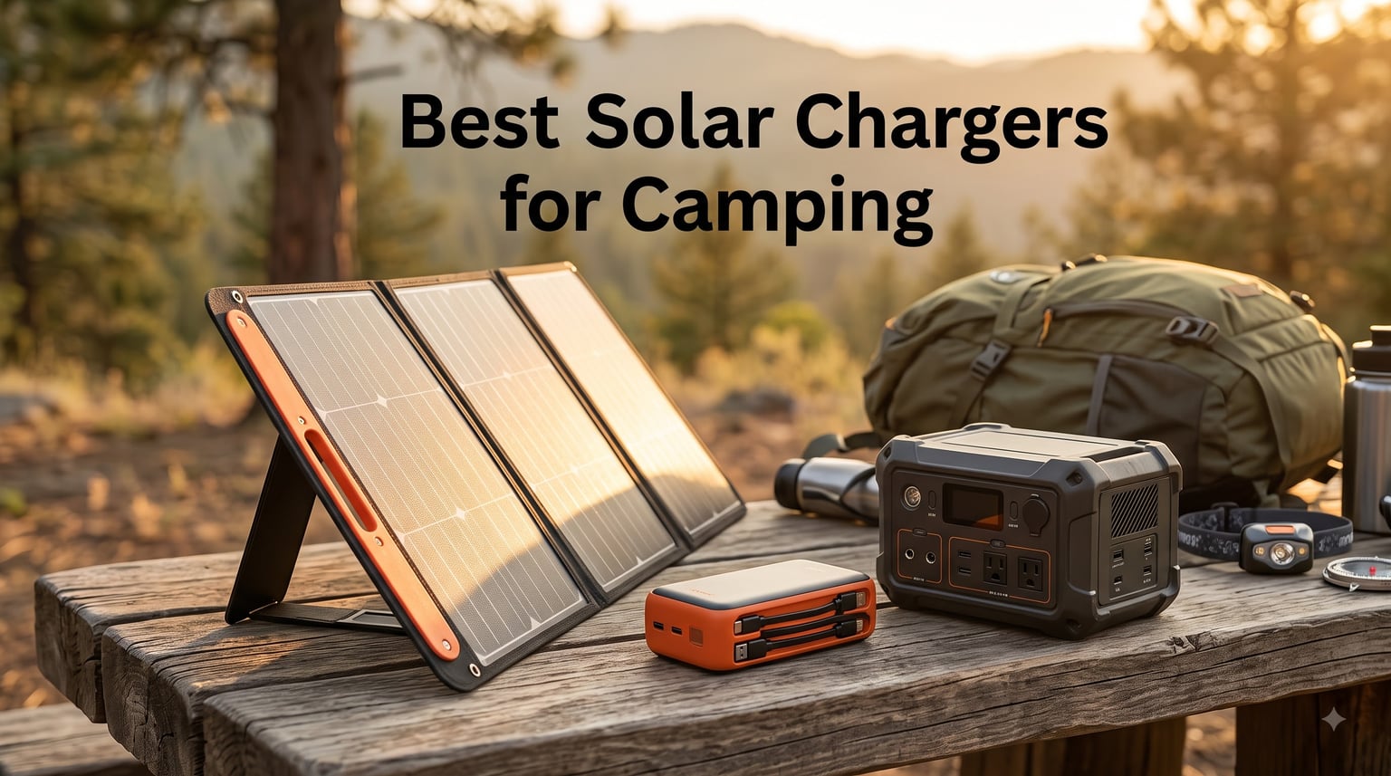 Best Solar Chargers for Camping