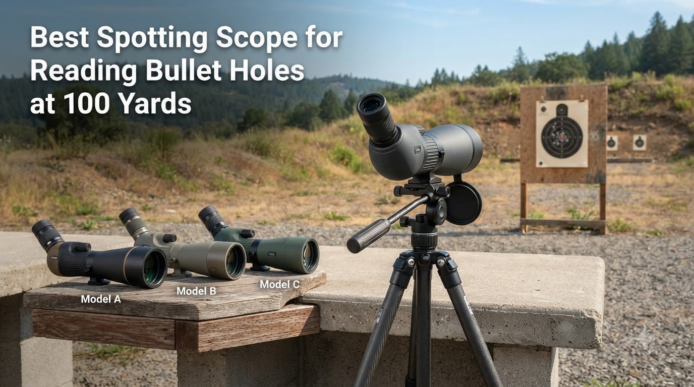 Best Spotting Scope for Reading Bullet Holes at 100 Yards