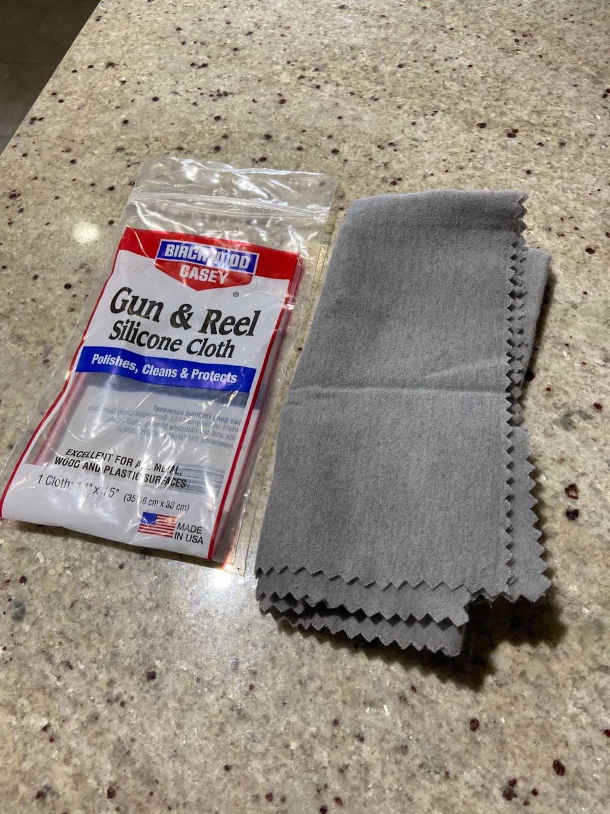Birchwood Casey Gun & Reel Silicone Single Cloth | Lightweight Cotton 11