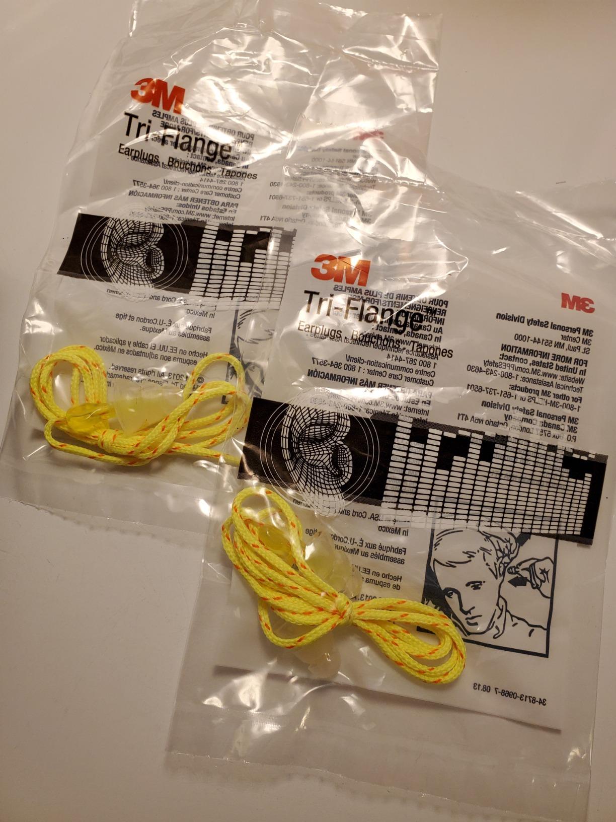 Peltor Sport Tri-Flange Corded Reusable Earplugs, 3-Pairs per Pack customer photo 1
