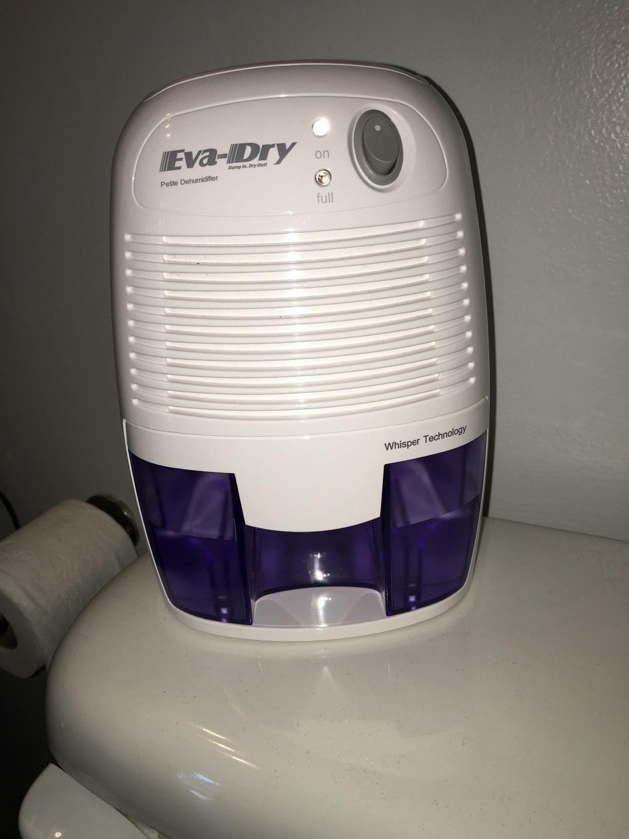Eva-Dry EDV-1100 Whisper-quiet 16 OZ Dehumidifier with Auto Shut Off and Restart for small spaces in your Home, RV, Automobile, and Storage up to 122 sq. ft customer photo 1