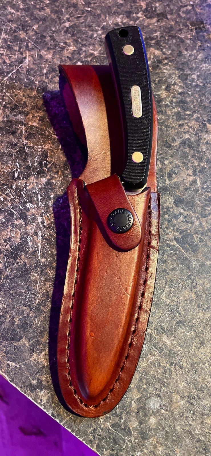 Old Timer 158OT Guthook Skinner 7.3in High Carbon S.S. Full Tang Fixed Blade Knife with 3.5in Blade and Sawcut Handle for Outdoor, Hunting and Camping customer photo 1