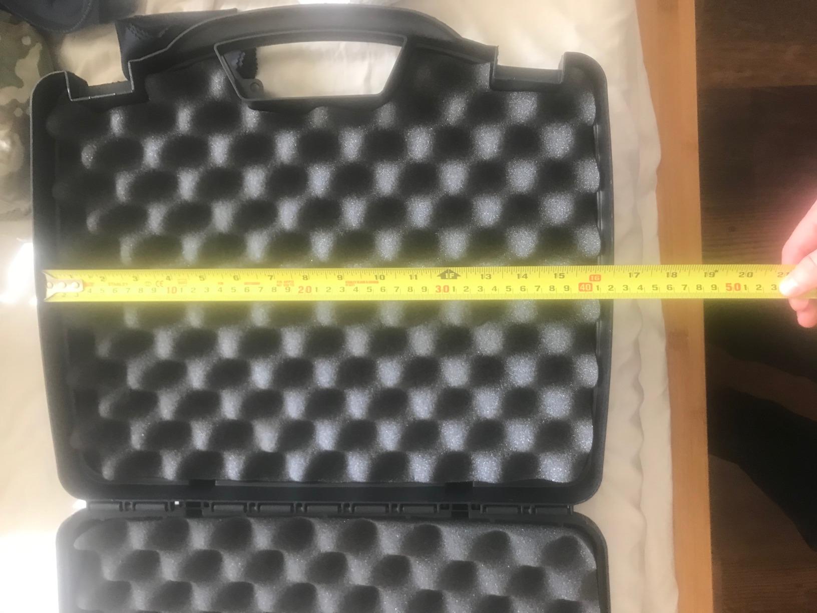 Plano Protector Series Four Pistol Case, Large, Black, Hunting Gun Case with Padlock Tabs and Foam Padding, Hard Plastic Pistol and Accessory Case customer photo 1