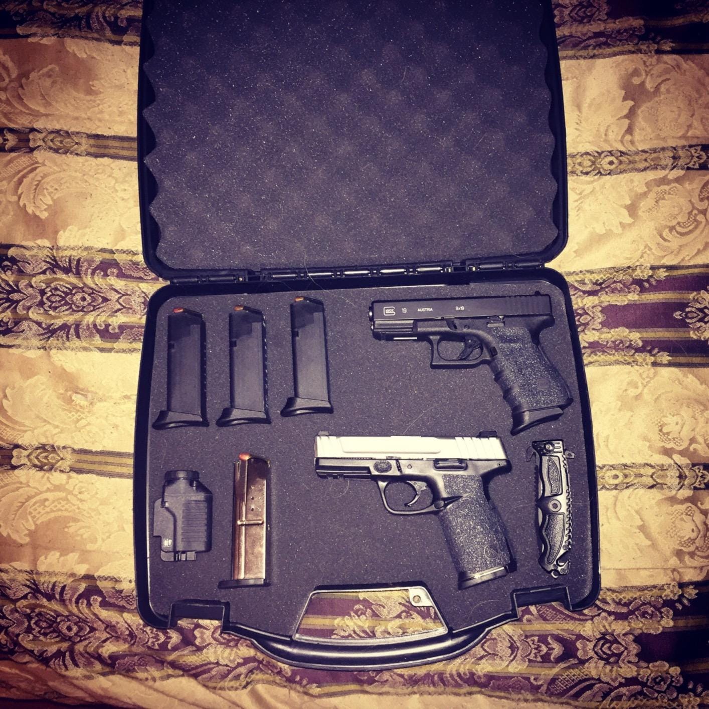 Plano Protector Series Four Pistol Case, Large, Black, Hunting Gun Case with Padlock Tabs and Foam Padding, Hard Plastic Pistol and Accessory Case customer photo 2