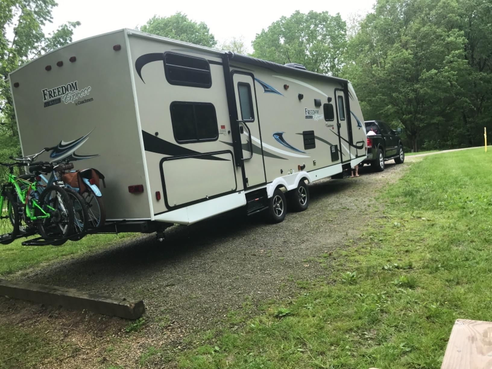 Swagman RV Approved 4 Bike RV Bumper Mount Rack – U-Bolt Mounted Carrier for Travel Trailers, 5th Wheels and RVs customer photo 1