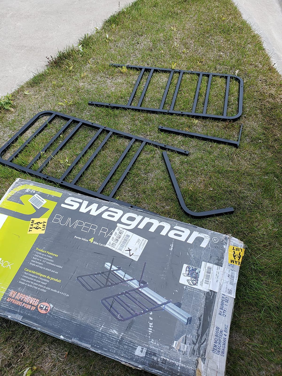 Swagman RV Approved 4 Bike RV Bumper Mount Rack – U-Bolt Mounted Carrier for Travel Trailers, 5th Wheels and RVs customer photo 2