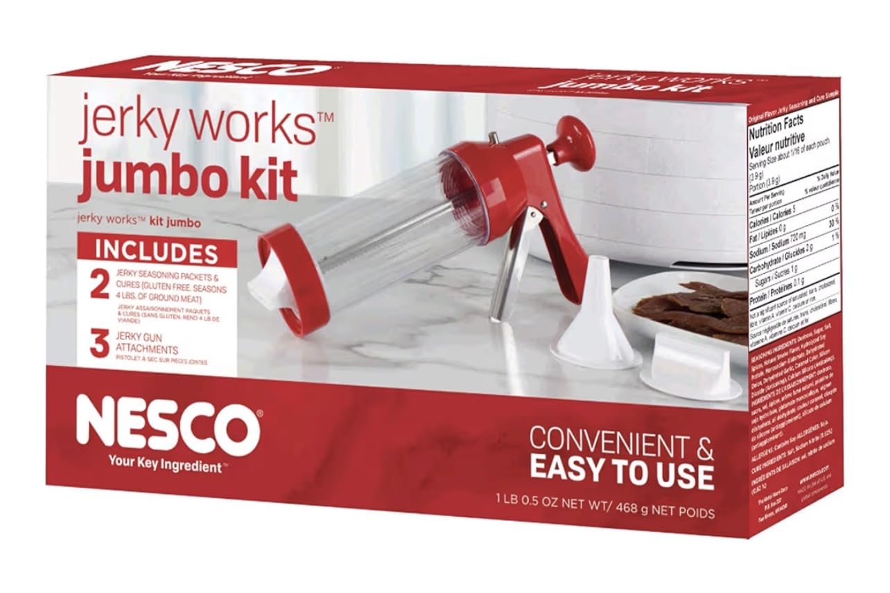 NESCO BJX‑5 Jumbo Jerky Works Kit for Home Jerky Making, Easy‑Use Manual Jerky Press customer photo 2