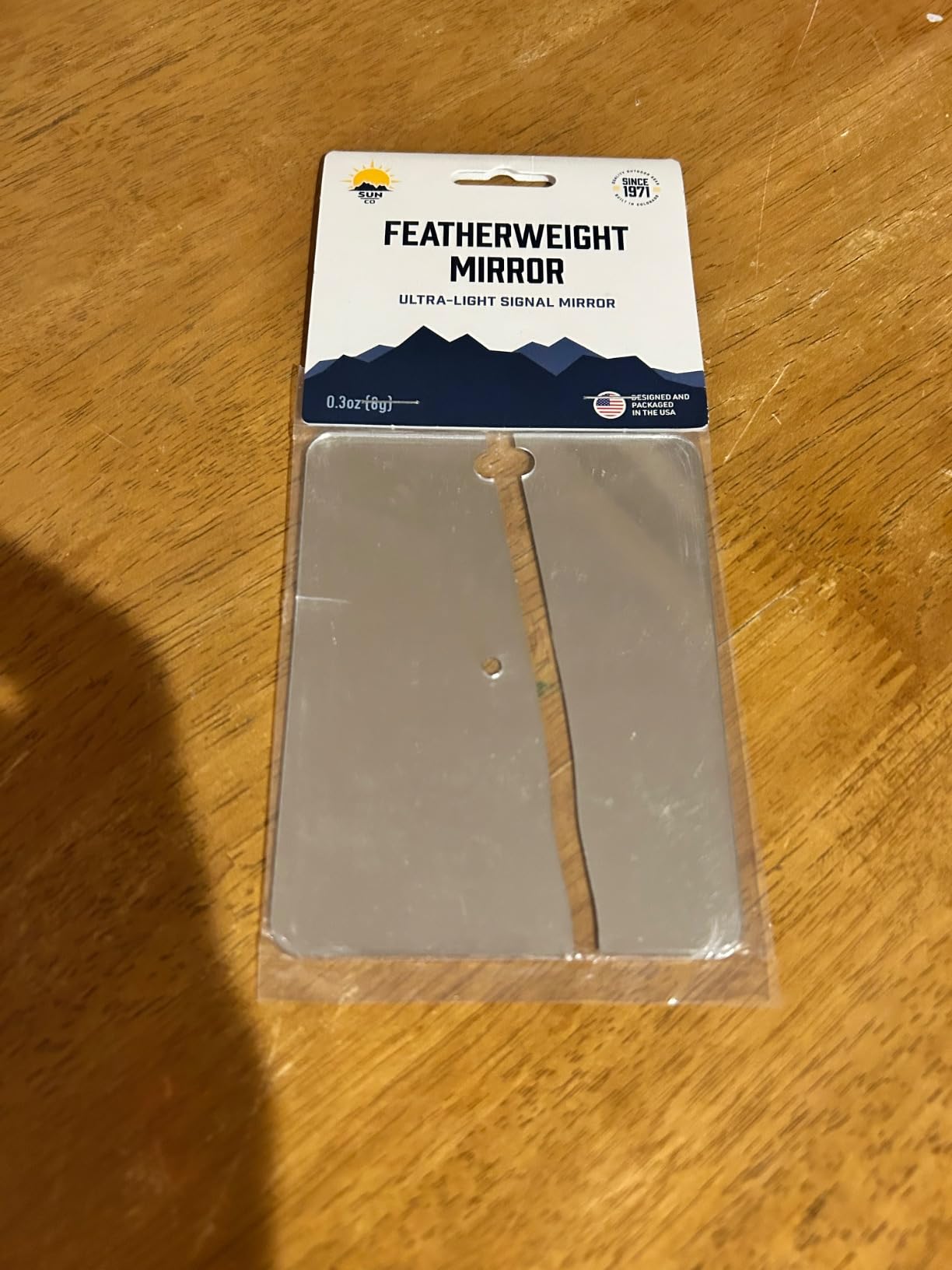 Sun Company Featherweight Signal Mirror | Lightweight and Compact Emergency Survival Mirror | for Camping, Hiking, Backpacking, and Scuba Diving customer photo 2