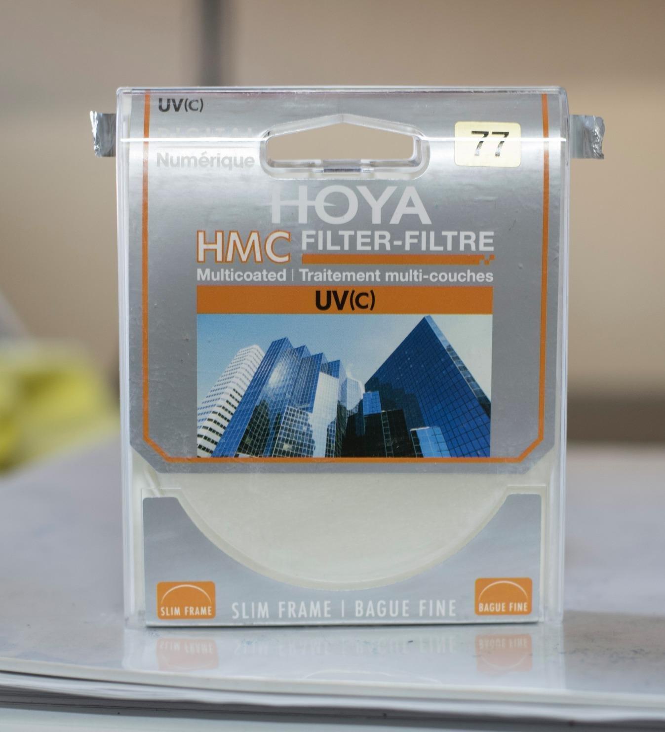 HOYA 77mm HMC UV(c) Haze Camera Lens Filter Multi-Coated Tempered Glass | UV(c) Haze Cutting, Over 97% Light Transmission, Slim Aluminum C Frame, Shields Lens From Dust, Moisture and Scratches customer photo 1
