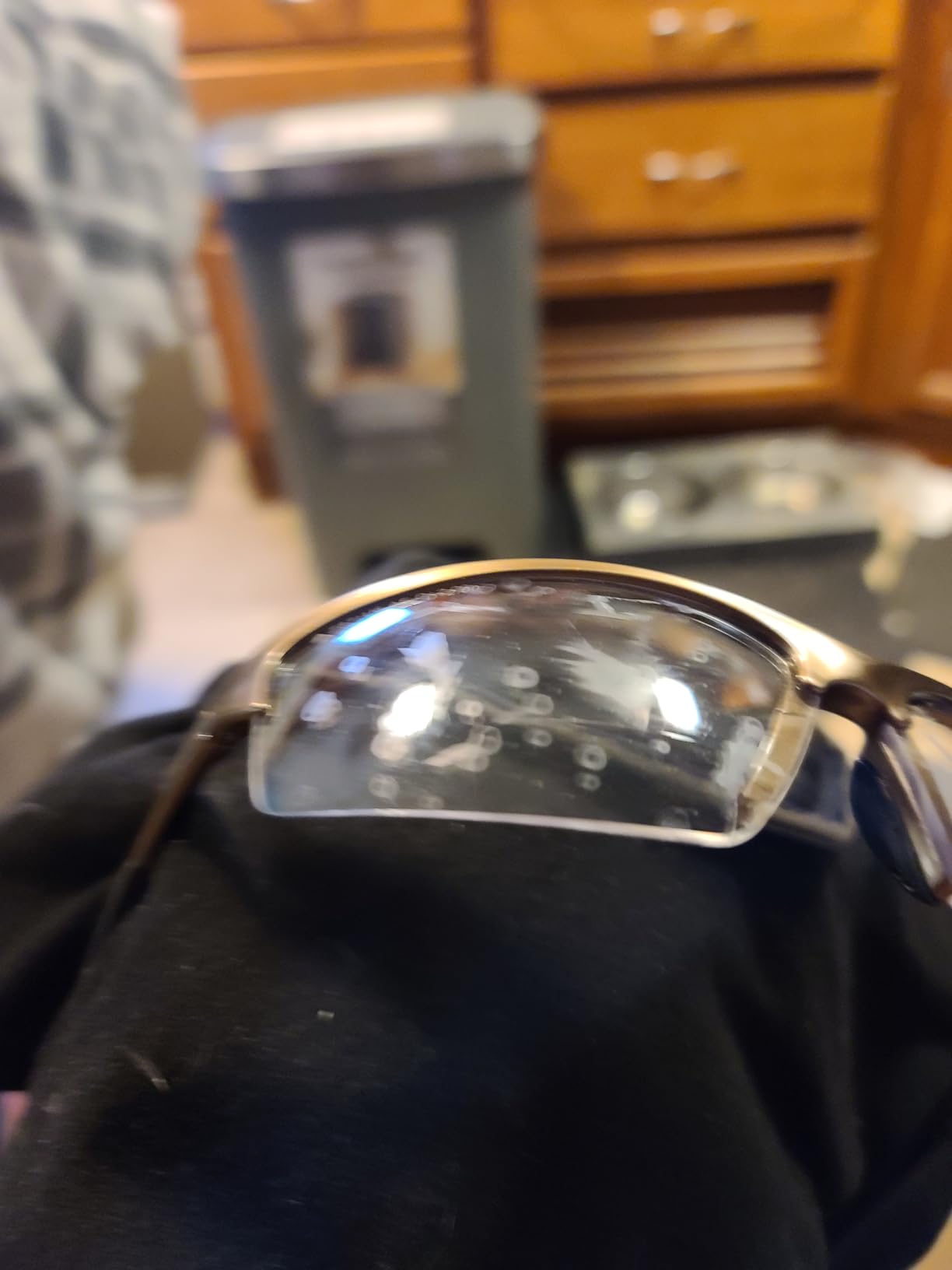 Elvex Delta Plus RX-350C 2.0 Diopter Bifocal Safety Glasses with Metallic Brown Frame and Clear Lens for Enhanced Vision, Comfort, and Protection at Work - WELRX350C20 customer photo 2