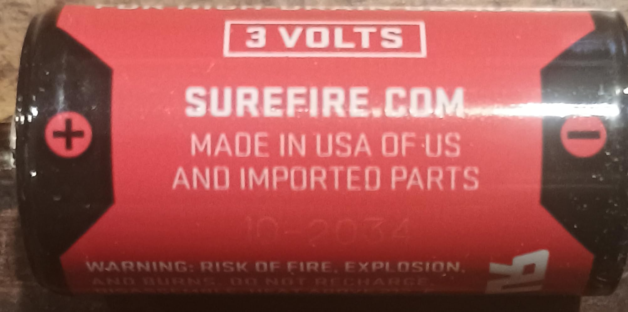 SureFire CR123A 3V Lithium Battery - 12 Pack SF123A Batteries | 123A 3V lithium batteries with 10-year shelf life for flashlights, mechanical repairs and outdoor activities customer photo 1