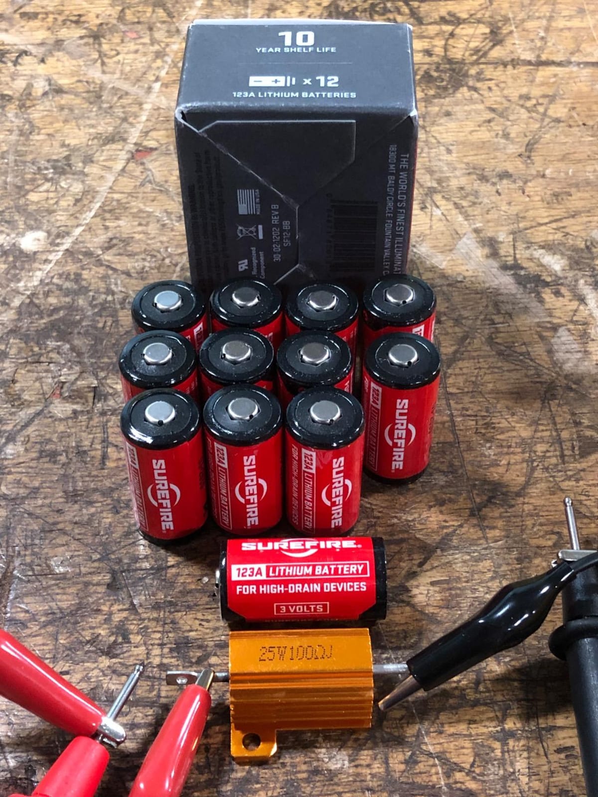 SureFire CR123A 3V Lithium Battery - 12 Pack SF123A Batteries | 123A 3V lithium batteries with 10-year shelf life for flashlights, mechanical repairs and outdoor activities customer photo 2