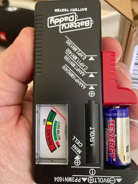Tenergy 3V CR123A Lithium Battery, High Performance 1500mAh CR123A Cell Batteries PTC Protected Cameras, Flashlight Replacement CR123A Batteries, 12 Pack (Non-Rechargeable) customer photo 1