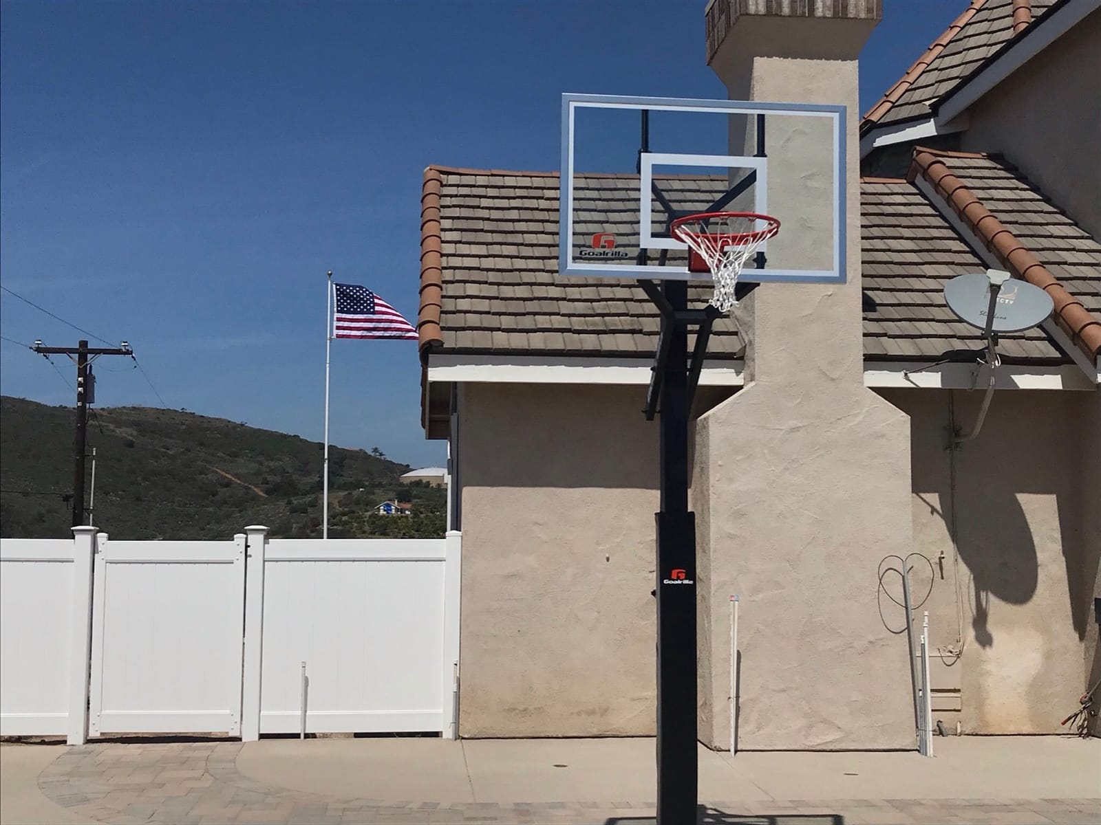 Goalrilla GS54 In Ground Basketball Hoop with Adjustable Height Backboard and Pro-Style, Breakaway Rim customer photo 2